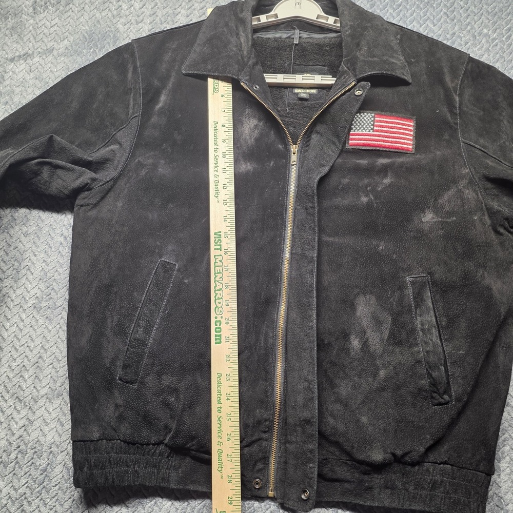 Motorcycle‎ Jacket Men's XXL USA Eagle Ameri Mode… - image 10